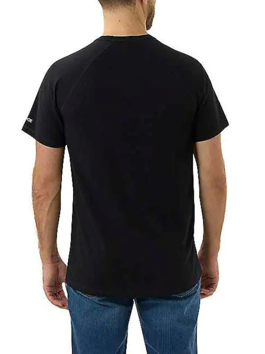 Carhartt T-shirt Bărbătesc cu Mânecă Scurtă Negru