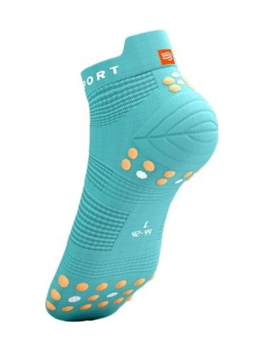 Compressport Pro Racing V4.0 Running Κάλτσες Τιρκουάζ 1 Ζεύγος