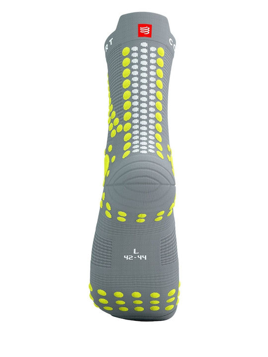 Compressport Pro Racing V4.0 Running Κάλτσες Γκρι 1 Ζεύγος