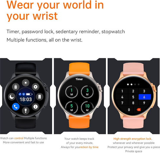 Aoke K58 Smartwatch (Schwarz)