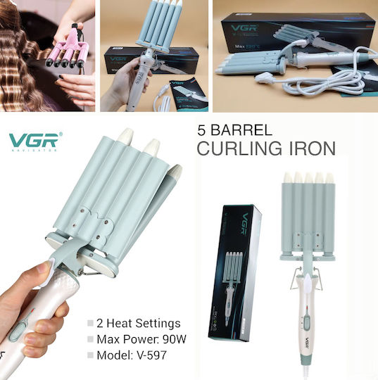 VGR Lockenstab für gewelltes Haar 90W V-597