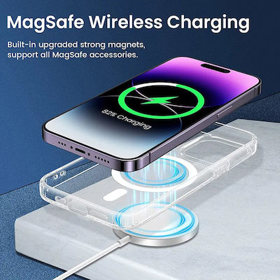 Techsuit Magsafe Pro Coperta din spate Silicon Transparent (iPhone 13) 5949419002371