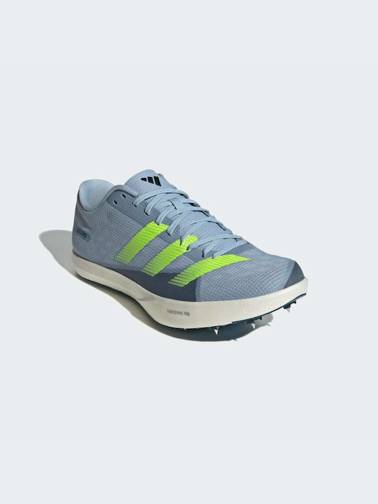 Adidas Adizero Long Jump Αθλητικά Παπούτσια Spikes Wonder Blue / Lucid Lemon / Arctic Night