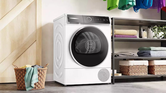 Bosch Serie 8 Uscător de rufe 9kg cu pompă de căldură