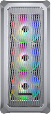 Cougar Archon 2 Mesh RGB Gaming Midi Tower Κουτί Υπολογιστή με Πλαϊνό Παράθυρο Black