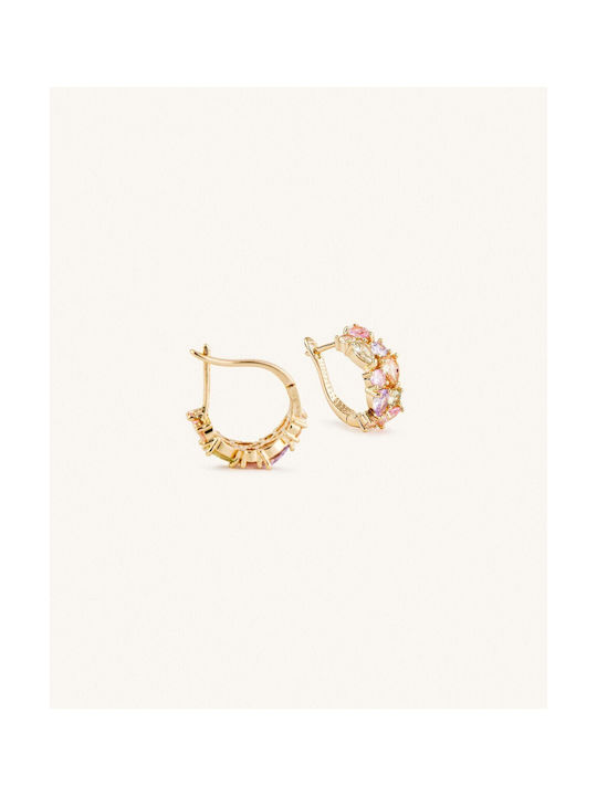 Arianeta Earrings Gold/Pastel Multicolour