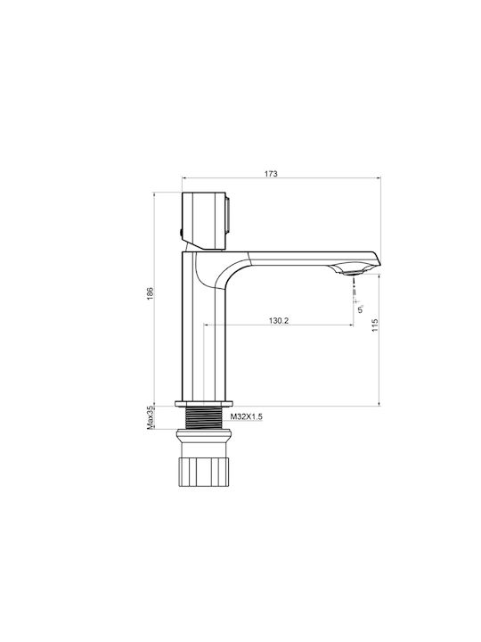 Interflex Миксер Смесител за мивка Interflex Миксер Смесител за мивка
