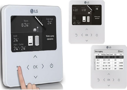 LG Therma V R32 Monobloc Pompa de căldură 14kW Cu o singură fază 65°C Monoblock