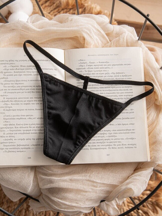 Women's String Black