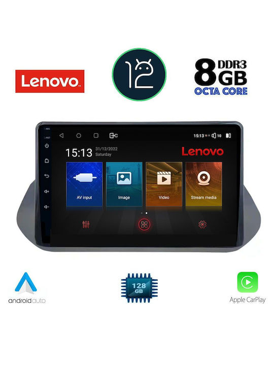 Lenovo Sistem Audio Auto pentru Nissan Qashqai 2021> (Bluetooth/USB/WiFi/GPS/Apple-Carplay) cu Ecran Tactil 10.1"