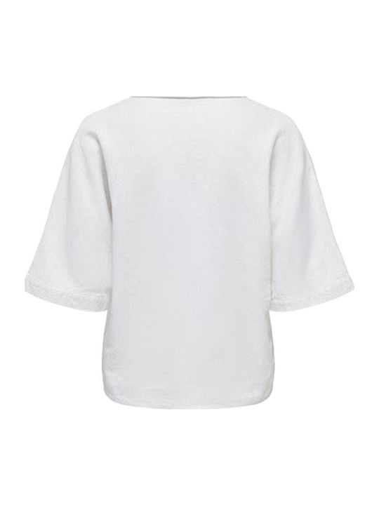 Only Γυναικείο Πουκάμισο Bright White