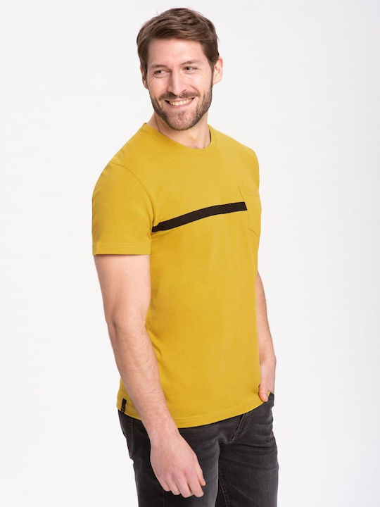 Volcano T-EPIC Men's T-Shirt with Pocket - Yellow