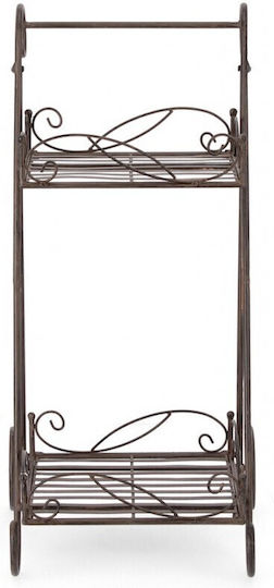 Bizzotto Melanie Plant Stand Metal Bronze 41cmx34cmx78cmcm.