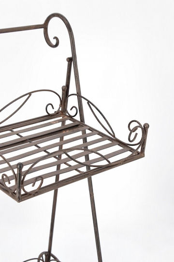 Bizzotto Melanie Plant Stand Metal Bronze 41cmx34cmx78cmcm.