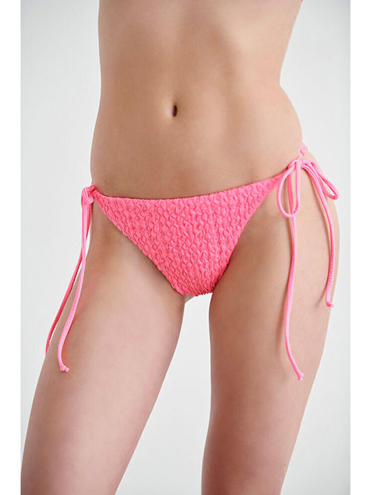 Bikini Inferioare cu Dantelă Fuchsia