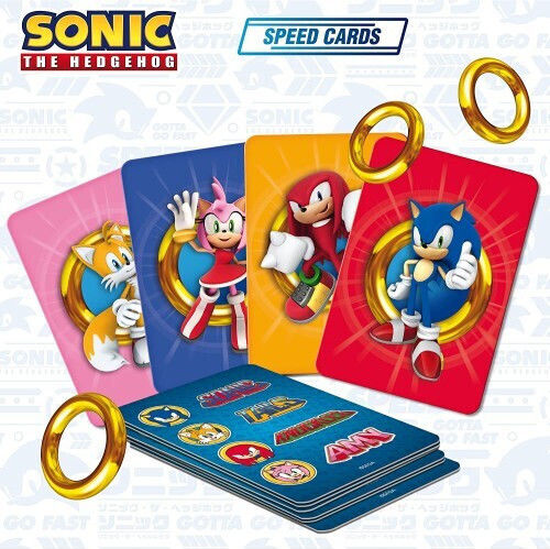 Board Game Sonic The Hedgehog Speed Cards for 2-4 Players 6+ Years Old (EN) Lisciani Giochi