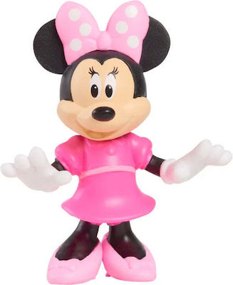 Giochi Preziosi Miniature Toy Minnie with Pink Dress for 3+ Years 6cm.