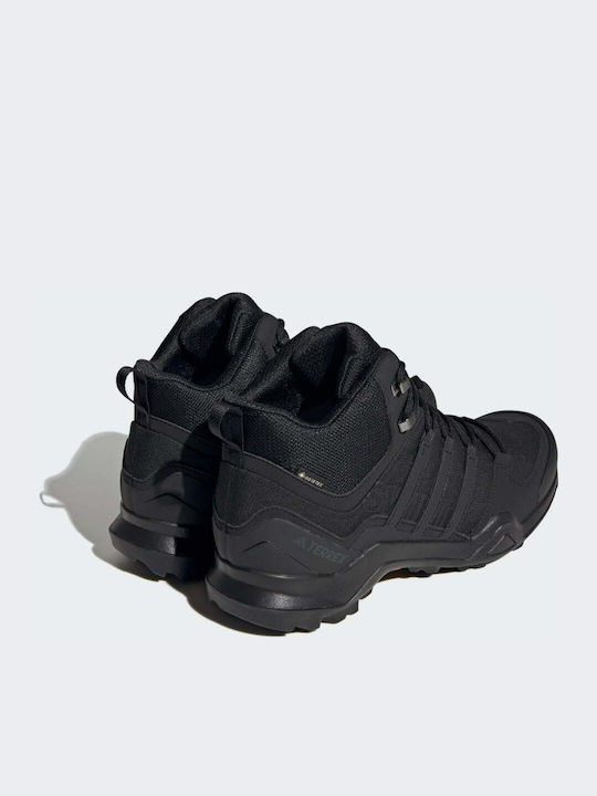 adidas Terrex Swift R2 Mid Мъжки Планински Боти Водоустойчиви с Мембрана Gore-Tex Черни