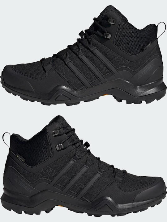 adidas Terrex Swift R2 Mid Мъжки Планински Боти Водоустойчиви с Мембрана Gore-Tex Черни