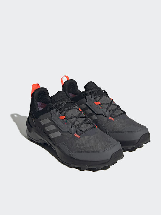 adidas Terrex AX4 Men's Hiking Shoes Waterproof With Gore-Tex Membrane Gray