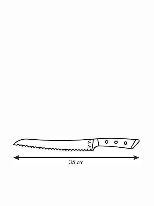 Tescoma Azza Cuțit de Pâine din Oțel Inoxidabil 22cm