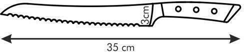 Tescoma Azza Cuțit de Pâine din Oțel Inoxidabil 22cm