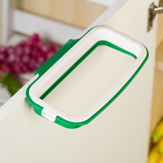 Data Media Plastic Bag Support Base 22x22x22cm Green