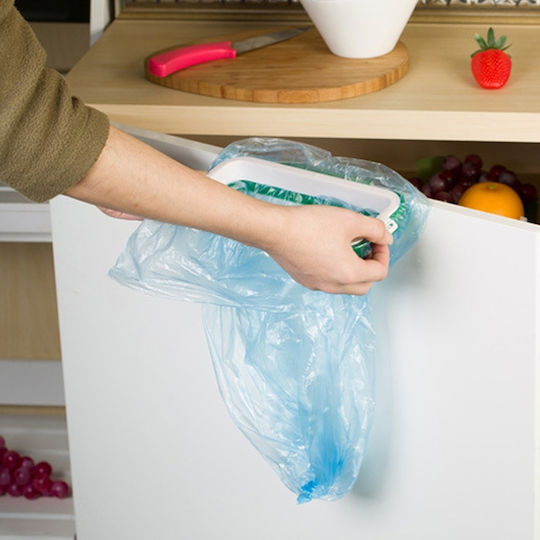 Data Media Plastic Bag Support Base 22x22x22cm Green