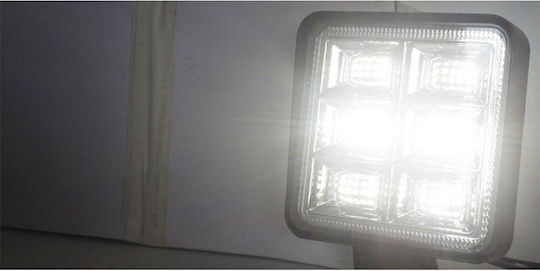 Factory Squareς Waterproof Headlights Car LED 12V 144W 11cm with White Lighting 1pcs