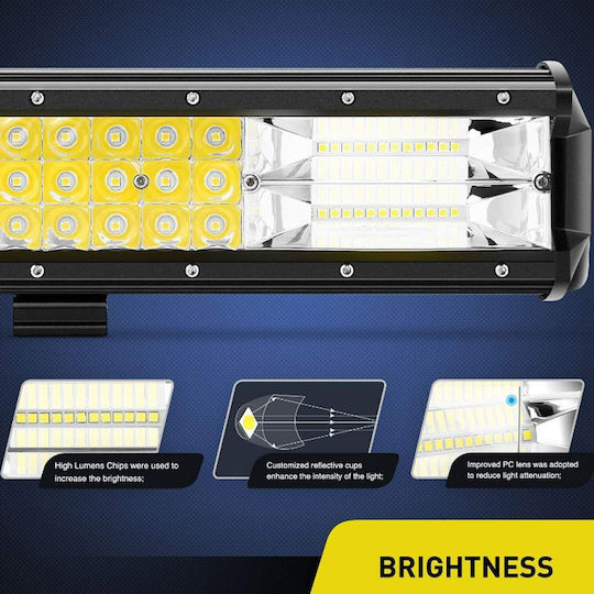 Factory Waterproof Headlights Car in Bar Shape LED 12V 270W 53cm with White Lighting 1pcs