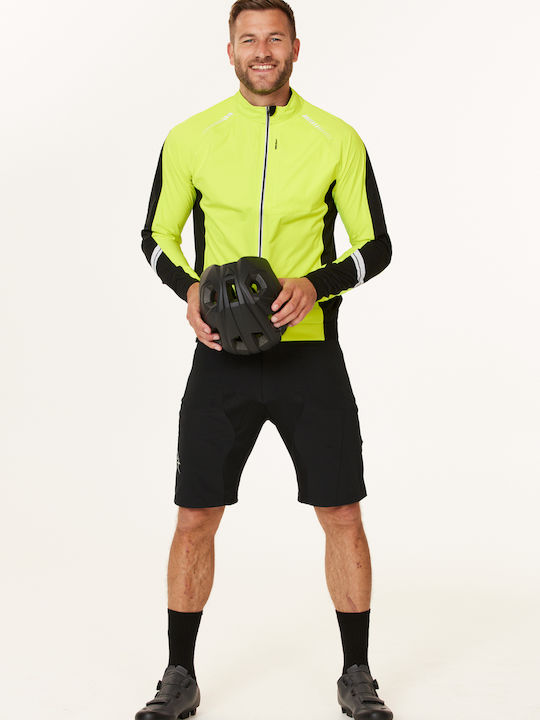 Jachetă Endurance Windproof Wales M pentru ciclism/MTB AWG - 5001 Safety Yellow