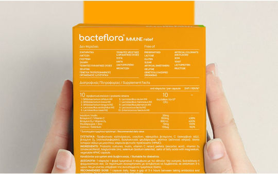 Olonea Bacteflora Immune Relief with Probiotics and Prebiotics 30 veg. caps