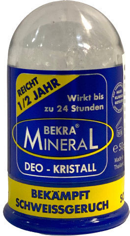 Bekra Mineral DeoStick Crystal Deodorant Stick 50gr