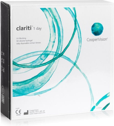 Cooper Vision Clariti 1Day 90 Daily Contact Lenses Silicone Hydrogel with UV Protection