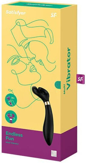Satisfyer Endless Fun Δονητής για Ζευγάρια 20.9cm Μαύρος