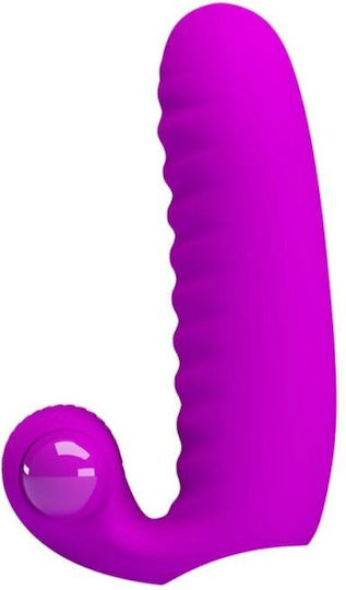Pretty Love Abbott Vibrator Finger 9.4cm Purple
