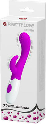 Pretty Love Bruno Δονητής Rabbit 20cm Purple