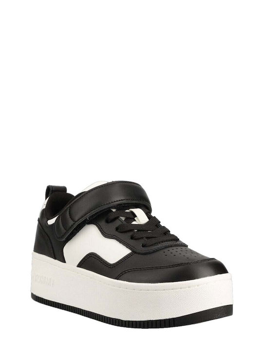 Tommy Hilfiger Flatforms Sneakers Μαύρα