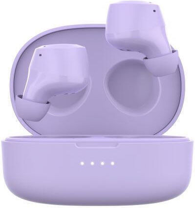 Belkin Soundform Bolt Earbud Bluetooth Handsfree Earphones with Sweat Resistance and Charging Case Lavender