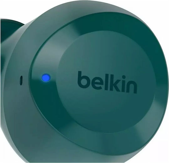 Belkin Soundform Bolt Earbud Bluetooth Handsfree Earphones with Sweat Resistance and Charging Case Teal