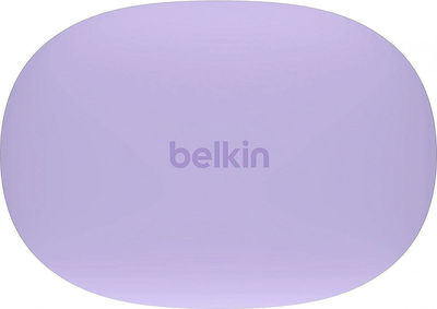 Belkin Soundform Bolt Earbud Bluetooth Handsfree Ακουστικά με Αντοχή στον Ιδρώτα και Θήκη Φόρτισης Lavender