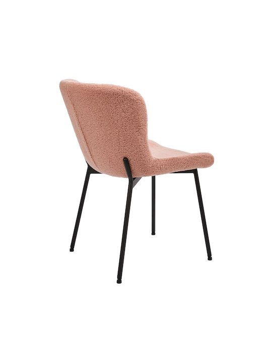 Melina Dining Room Fabric Chair Pink 48x59x80cm