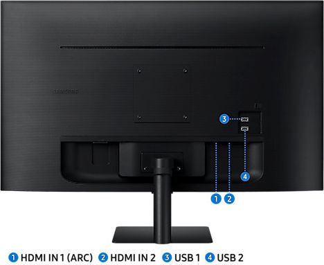 Samsung M5 S27CM500EU VA HDR Smart Монитор 27" FHD 1920x1080 с Време на реакция 4ms GTG