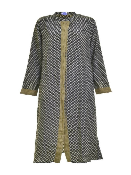 Ble Resort Collection Damen Maxi Kaftan Strand Schwarz