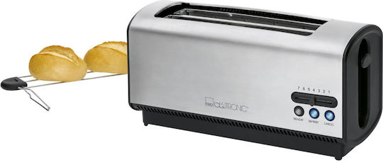 Clatronic TA 3687 Toaster 2 Schlitze 1200W Inox