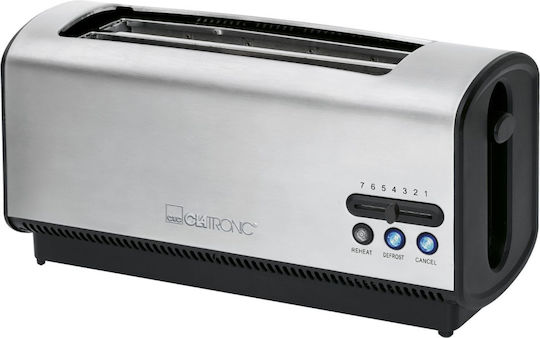 Clatronic TA 3687 263829 Тостер 2 слота 1200W Инокс