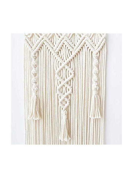 Viopros Fabric Macrame Wall Hanging Decor 33x71cm