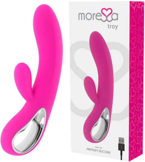 Amoressa Troy Premium Vibrator Kaninchen 20cm Pink