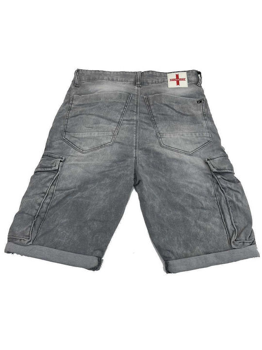 Blugi bermude pentru bărbați Cargo Damaged Jeans RS2 GKPI