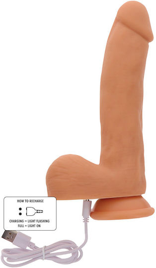 ToyJoy Get Real Naked Magnetic Pulse Thrusting Dildo Реалистичен Вибратор с Дистанционно Управление 19.5см Плът